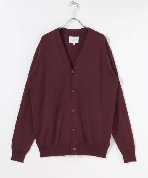 WASHABLEウール ニットカーディガン
