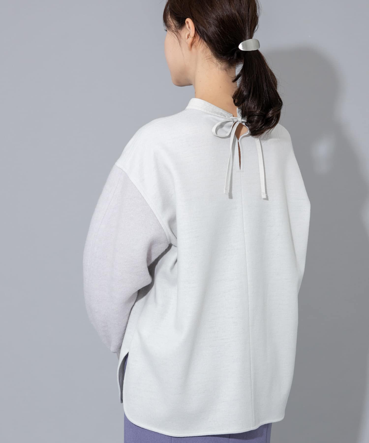 Audrey and John Wad 異素材MIX S/C PULLOVER[AJ-H9110-ML24nc]｜URBAN