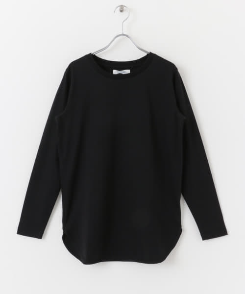 ベーシックヘムレイヤーラウンドロンTシャツ