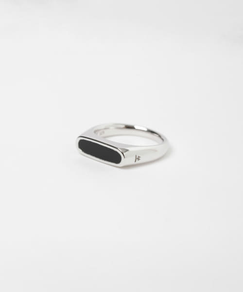 TOM WOOD　Mario Ring  Onyx