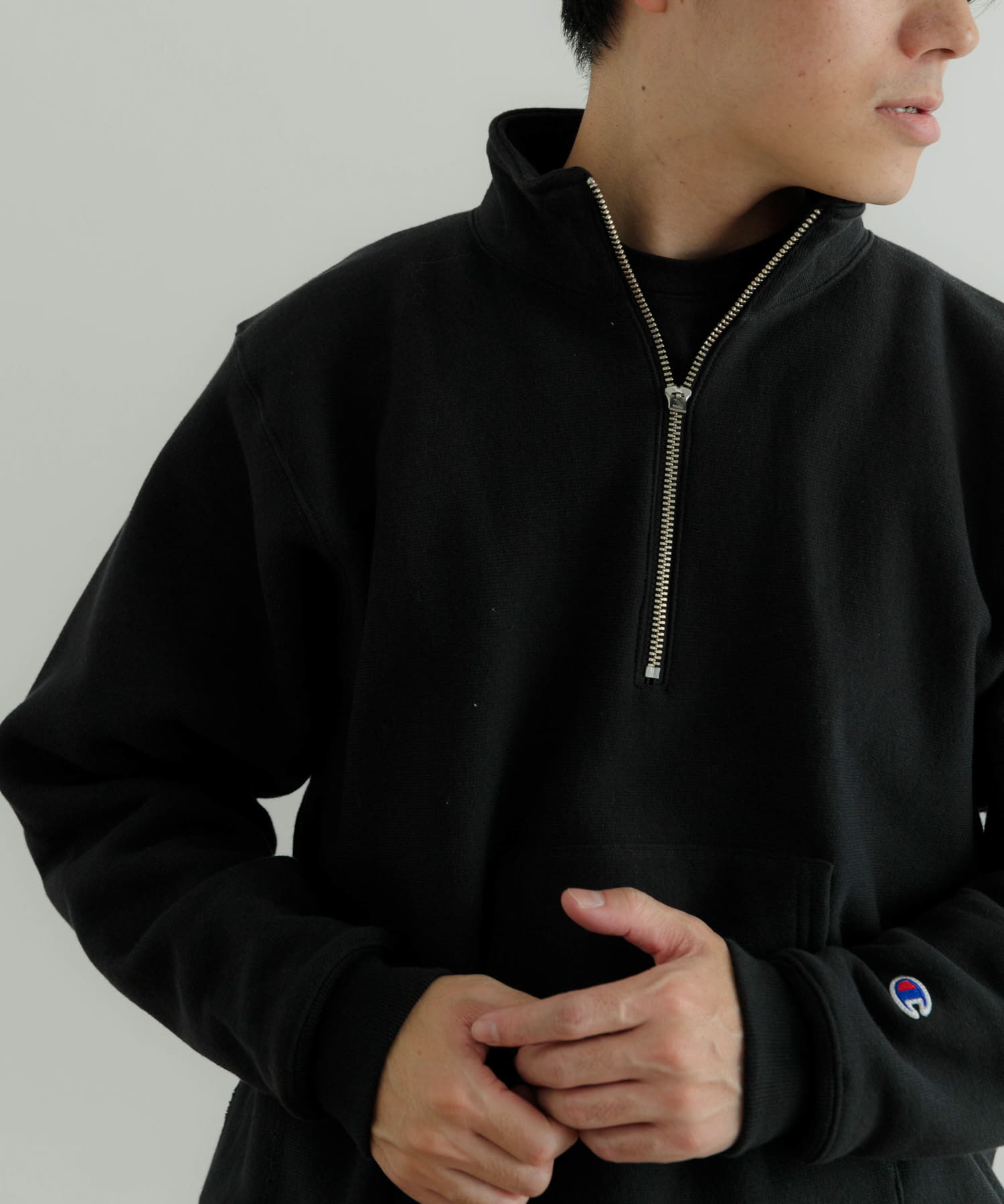 Champion pullover half zip shop