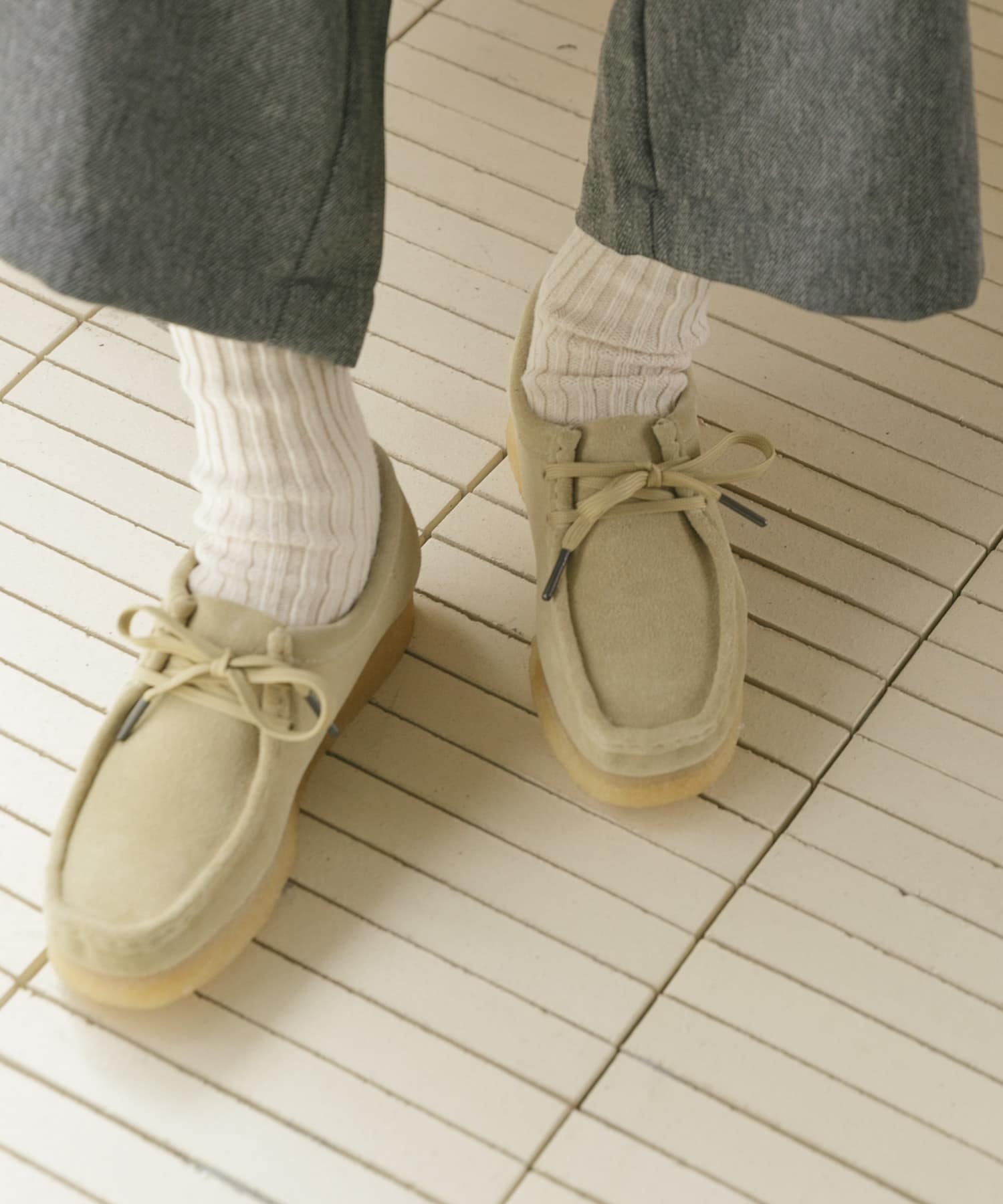 Clarks outlet wallabee style