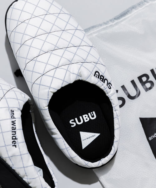 and wander×SUBU　reflective rip p sandal