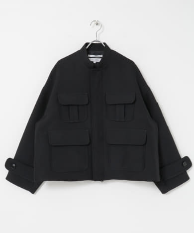 double face twill field jacket
