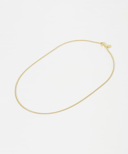 TOM WOOD　CurbChainSlimGold Necklace