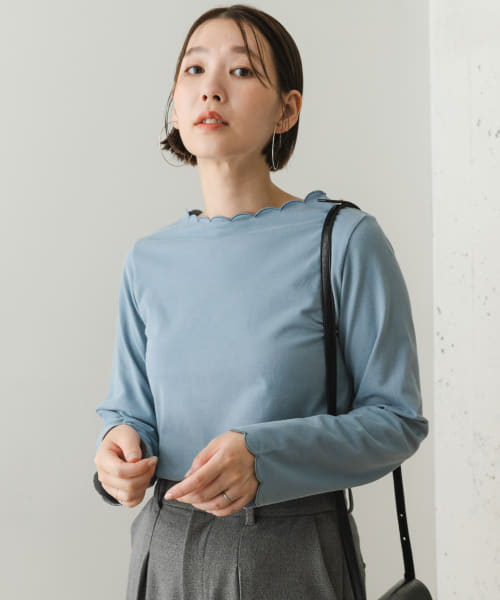 F by ROSSO　スカラッププルオーバー