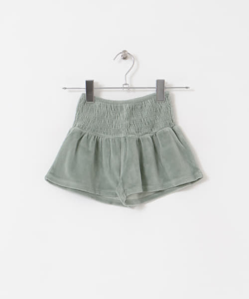 buho　VELVET SKIRT-SHORT