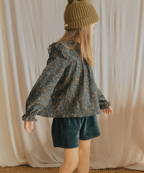 buho　VELVET SKIRT-SHORT