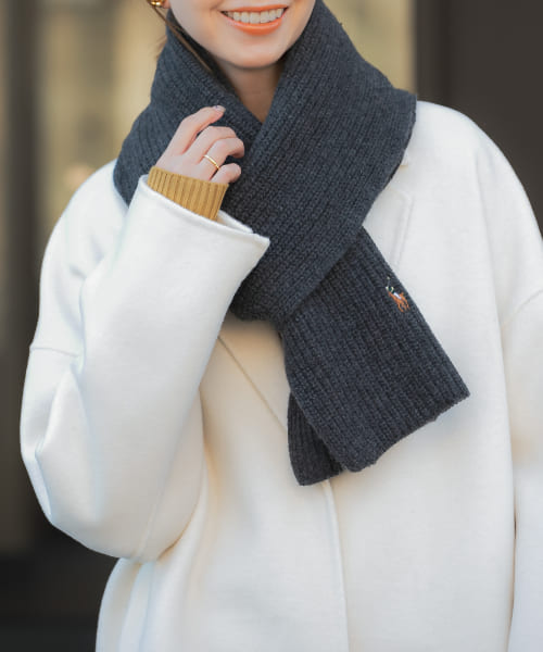 POLO RALPH LAUREN　SIGNATURE KNITSCARF