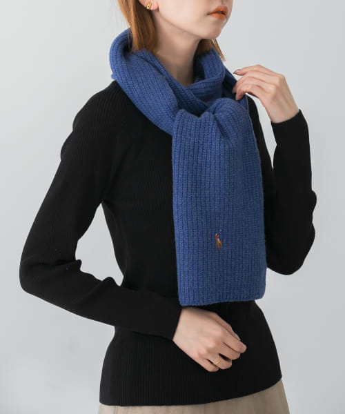 POLO RALPH LAUREN　SIGNATURE KNITSCARF