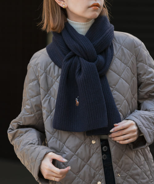POLO RALPH LAUREN　SIGNATURE KNITSCARF