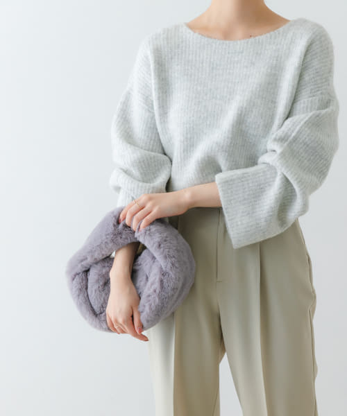 『WEB限定』フェイクファーワンハンドルバッグ