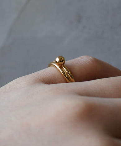 『別注』Naotokojima×URBAN RESEARCH　ball p ring
