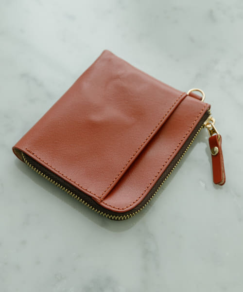 URBAN RESEARCH iD　italianleather zipwallet