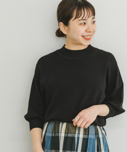 [ITEMS][『洗濯可』ソウバリボリュームスリーブニット]