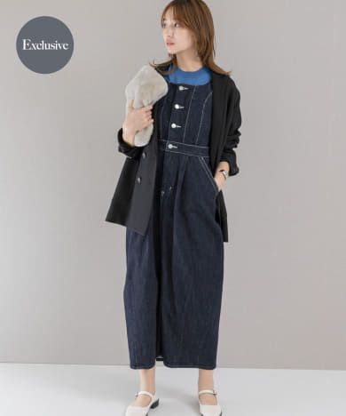 『別注』Lee×ROSSO　BALOON DENIM DRESS
