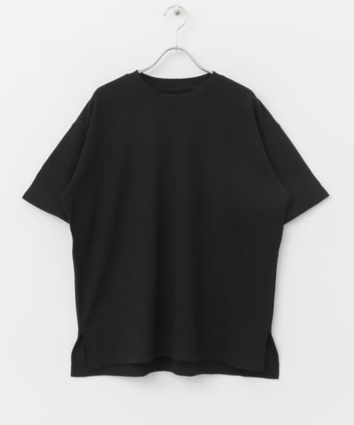 クルーネック ワッフルTシャツ