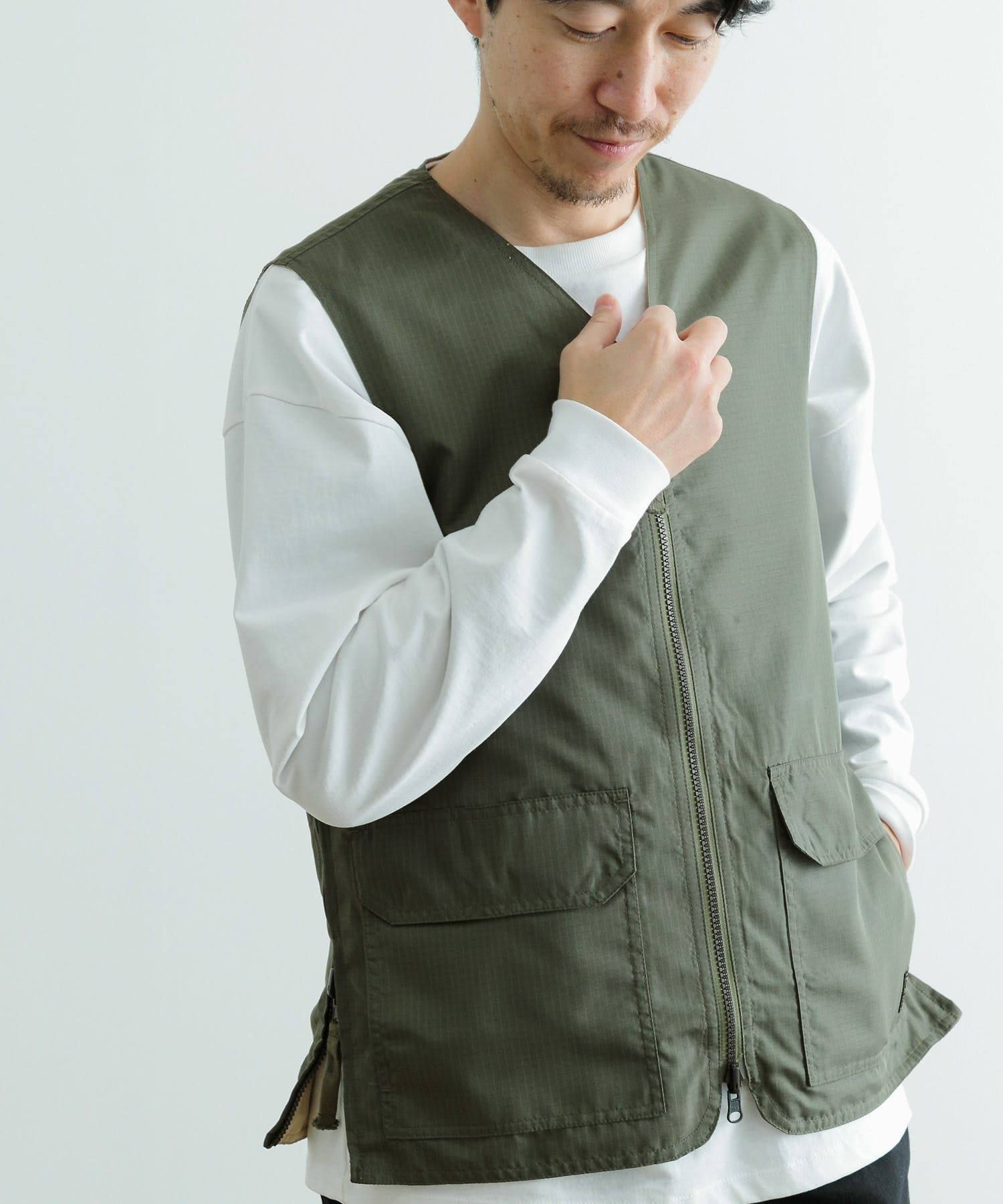 TAION Military Reversible Vest[IT44-17C002]｜URBAN RESEARCH