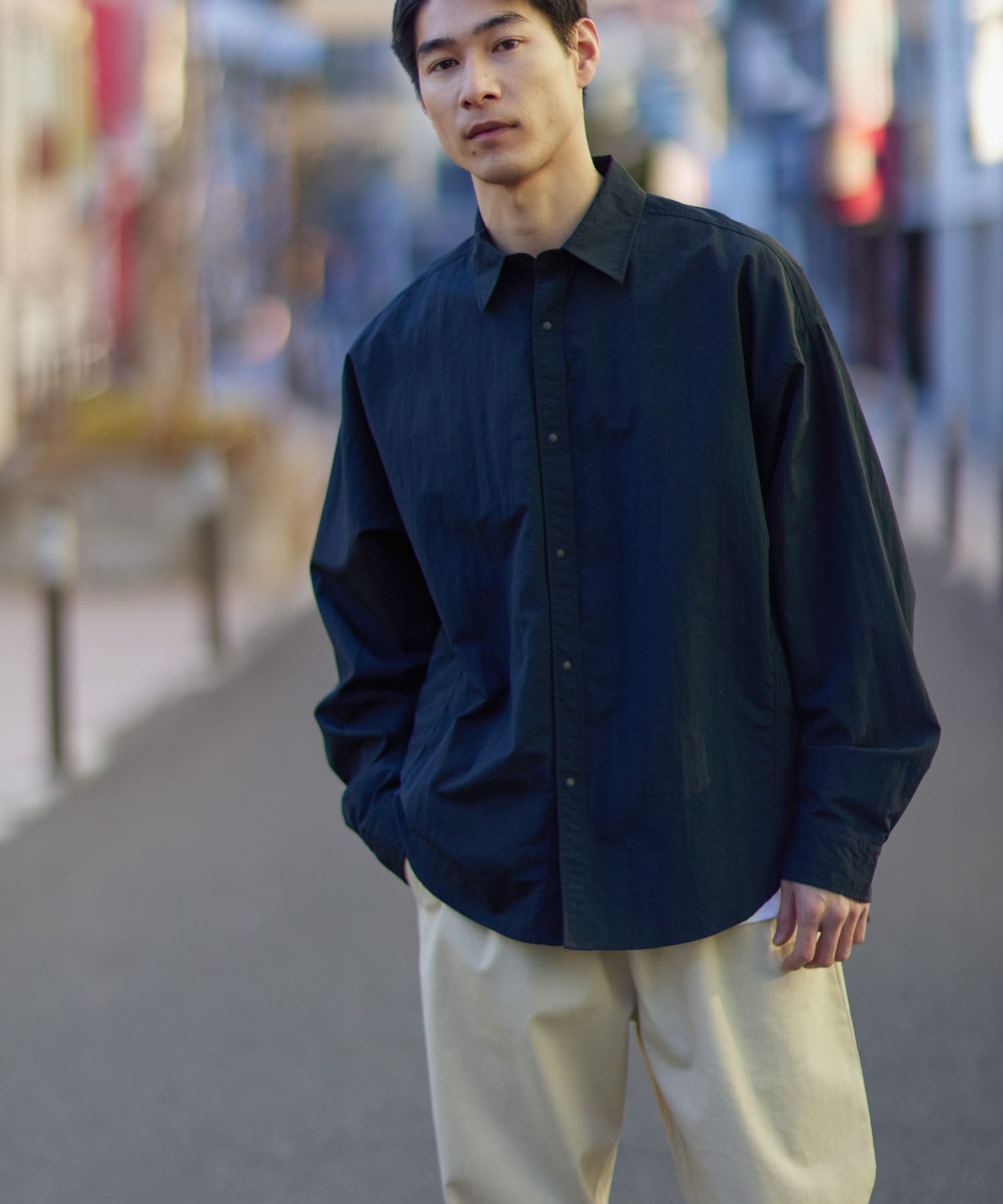 タスランナイロン サイドポケット長袖シャツ[IT44-13A005]｜URBAN RESEARCH公式ファッション通販