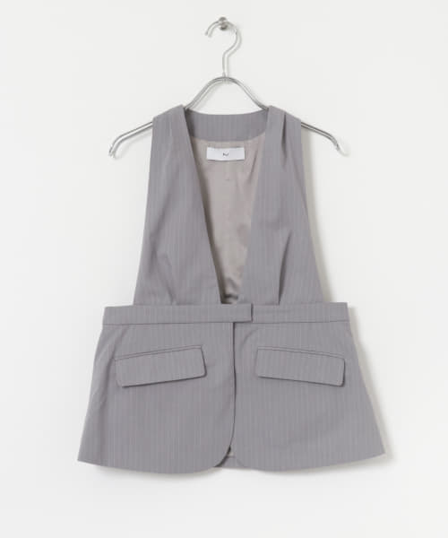 Po/　Stripe vest