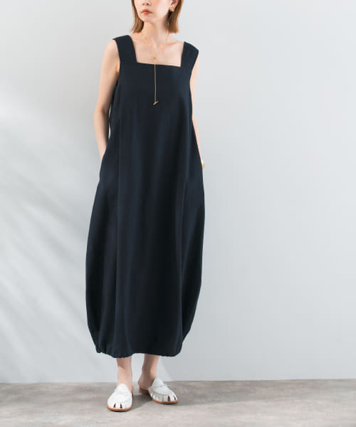 [ROSSO][le　SEERSUCKER COCCON DRESS]