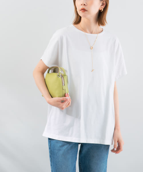 ATON　CAPSLEEVE PULLOVER