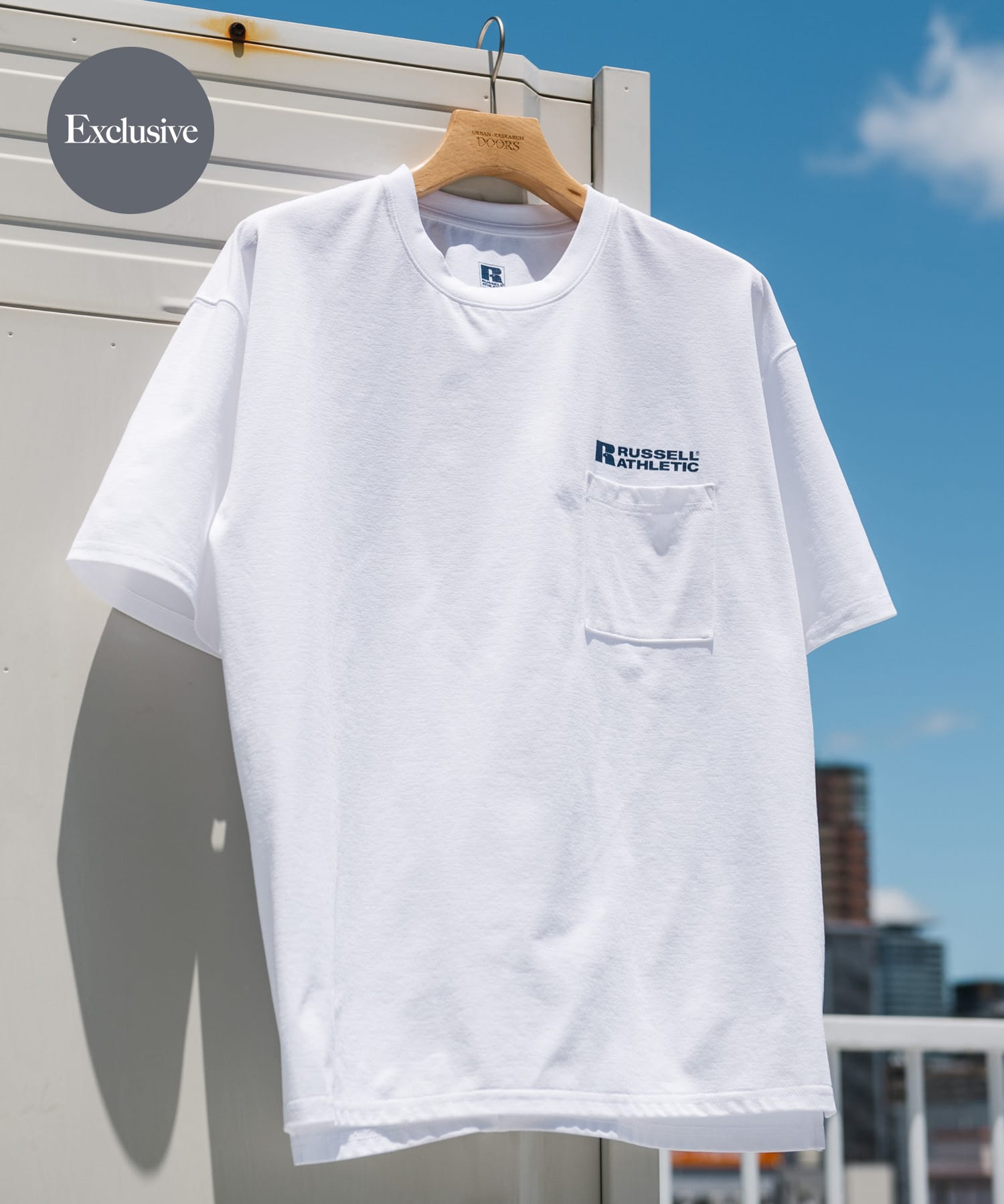 別注』RUSSELL ATHLETIC×DOORS DRY-POWER S/S T-shirts[DM45