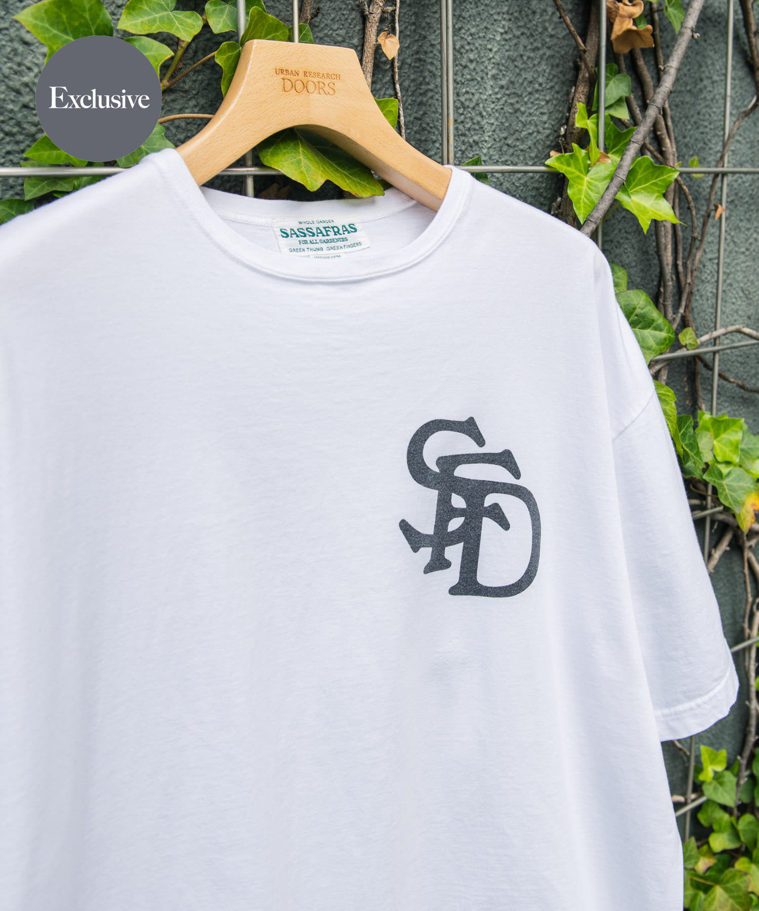別注』SASSAFRAS SFD Logo T-shirts 1/2[DM45-SF-242152]｜URBAN