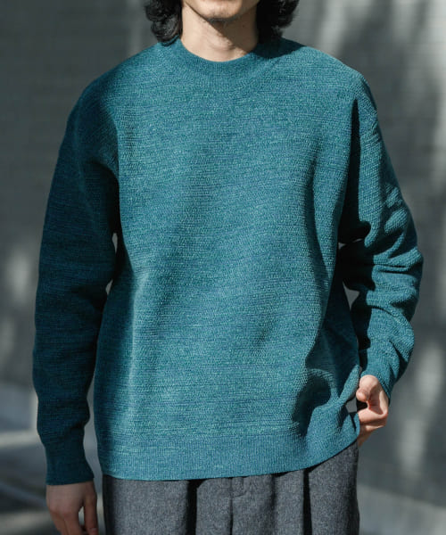 [URBAN RESEARCH][メランジハーフモックプルオーバーニット]