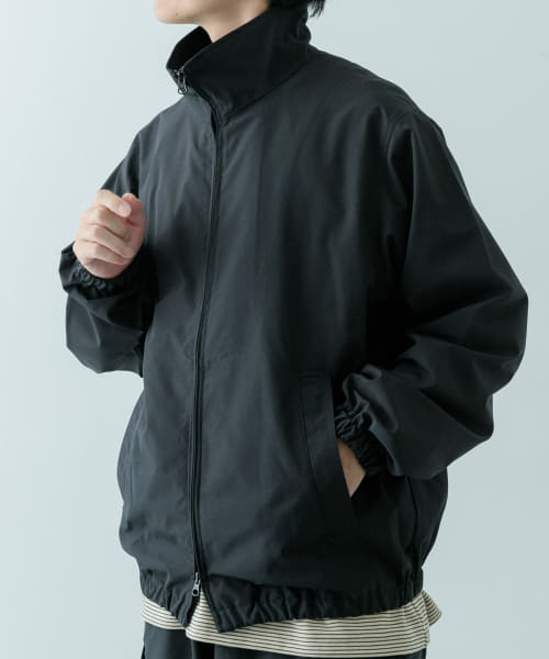『セットアップ対応』撥水×ストレッチ トラックジャケット