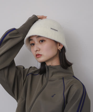『WEB/一部店舗限定』プレートシャギーハット