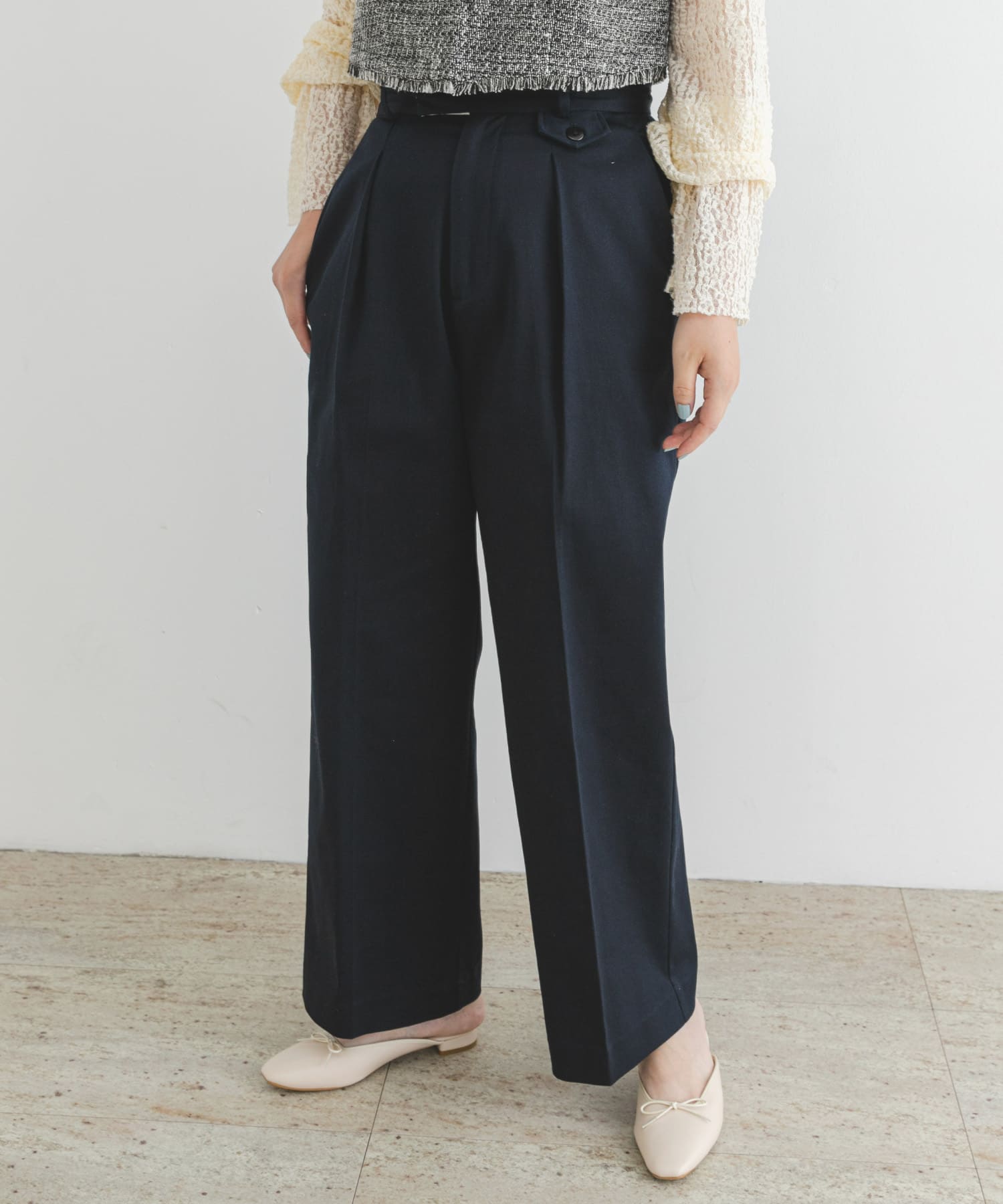 F by ROSSO チェーンサスペンダー付ワイドチノパンツ[RA46-24F601]｜URBAN RESEARCH公式ファッション通販