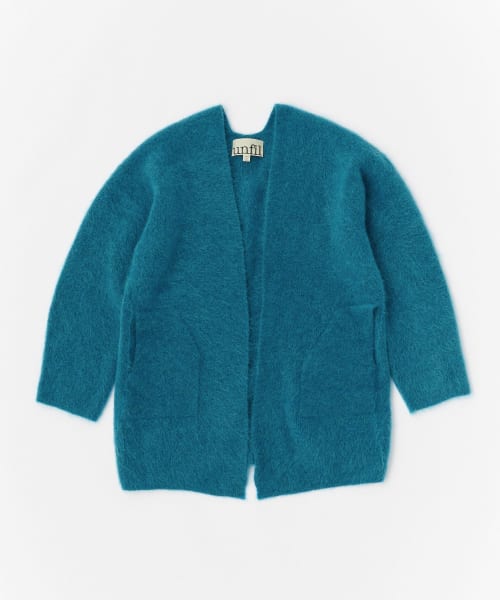 『一部別注カラー』unfil　mohair cardigan