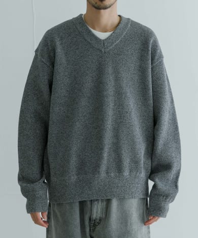 crepuscule Moss Stitch V Pullover[UM46-2403-001]｜URBAN RESEARCH公式ファッション通販