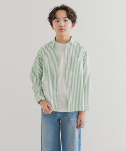 『WEB/一部店舗限定』ストレッチレギュラーカラーシャツ(KIDS)