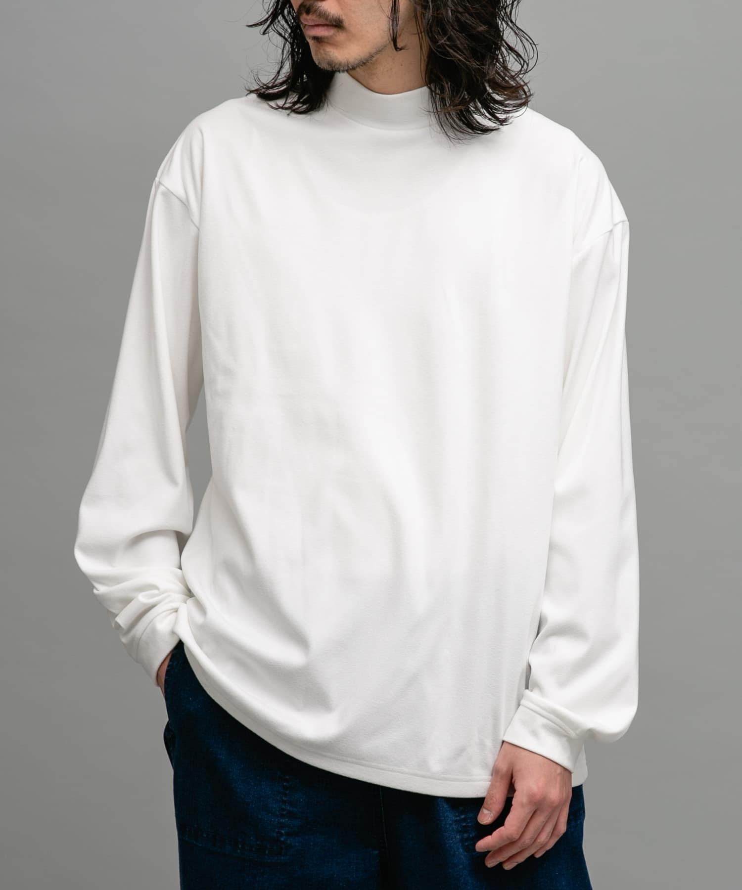 スーパーストレッチモックネックTシャツ[LA47-11S008]｜URBAN RESEARCH公式ファッション通販