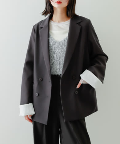 ロールアップスリーブジャケット