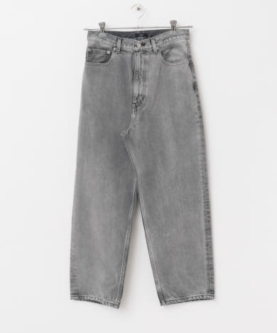 YENN 】HIGH RISE TUCK WIDE PANTS / LGRAY | valance 福井