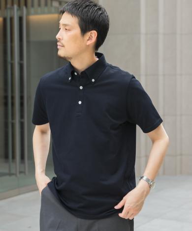 LIFE STYLE TAILOR　ボタンダウン半袖プルオーバー