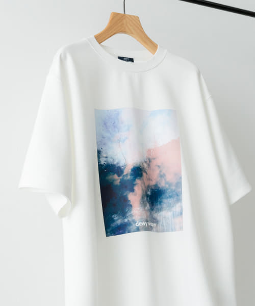 Art Graphic ポンチTシャツ Dewy