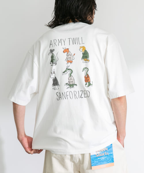 『別注』ARMY TWILL×Sonny Label　Print T-shirts