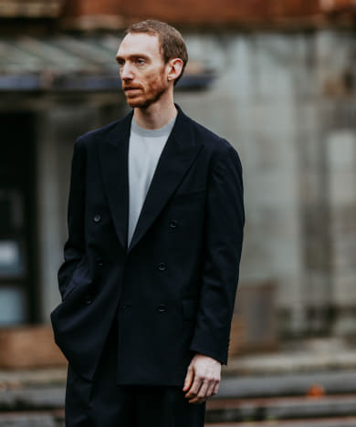 『イージーケア』LIFE STYLE TAILOR　ストレッチオックスWジャケット