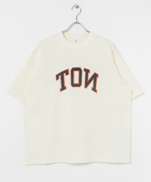 blurhmsROOTSTOCK　NOT-PRINCE Print T-shirts WIDE