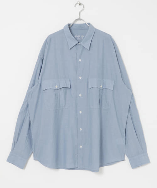 PORTER CLASSIC　ROLL UP CHAMBRAY SHIRTS