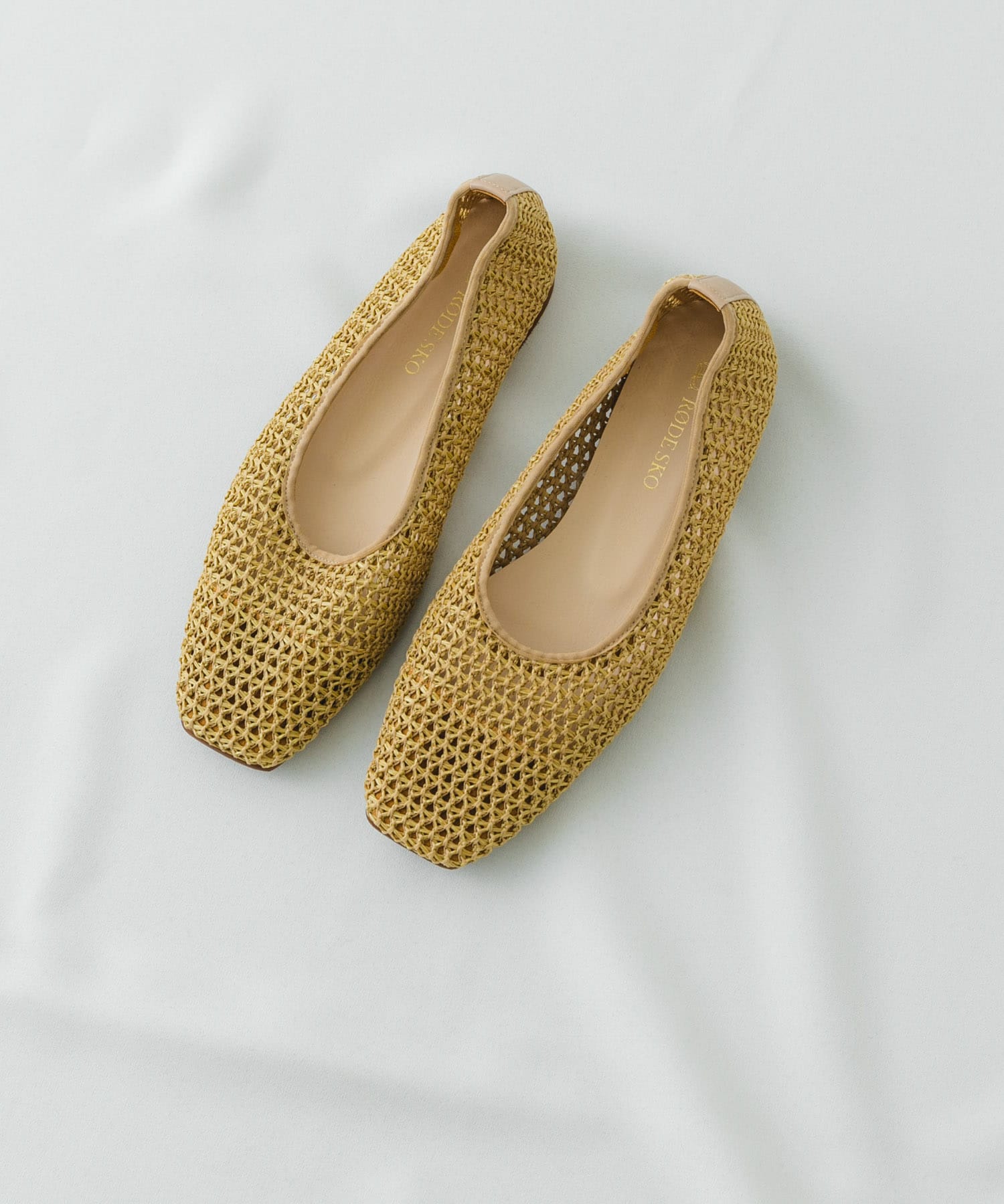 MADE IN JAPAN』スクエアメッシュフラットシューズ[XXA5-2HU0201