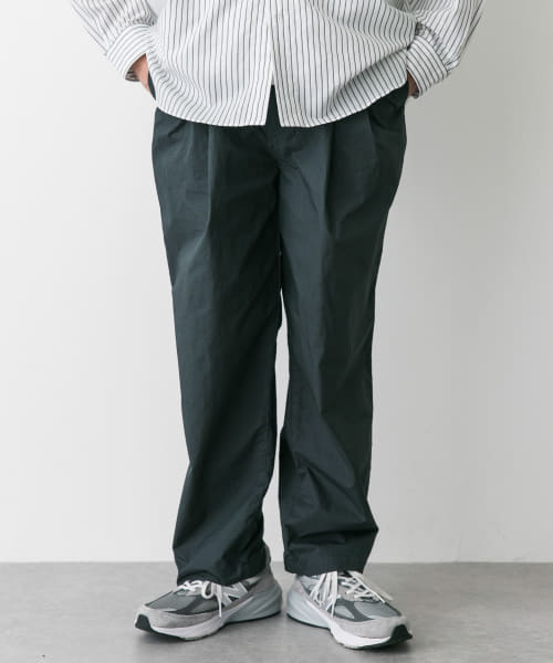 STILL BY HAND　Garment-dye 2 tuck pants