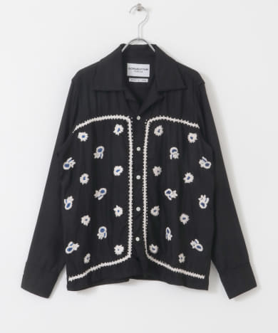 NOMARHYTHM TEXTILE　Bandana Hand Emb Shirts