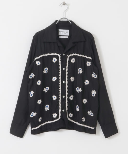 NOMARHYTHM TEXTILE　Bandana Hand Emb Shirts
