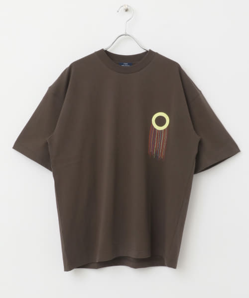フリンジ刺繍T-shirts Circle