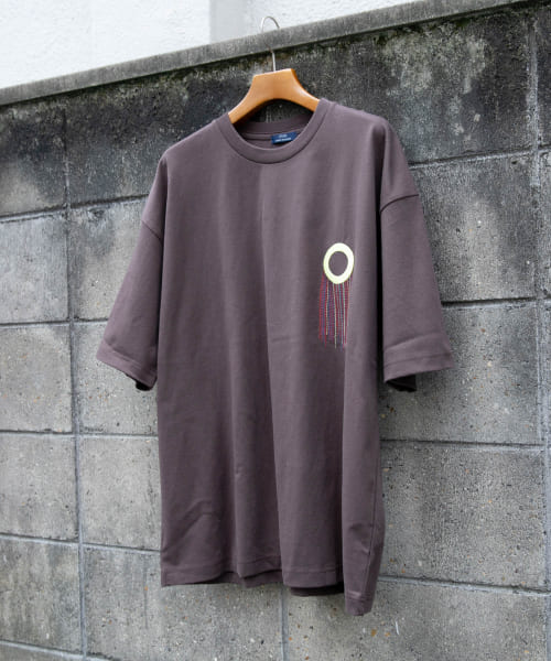 フリンジ刺繍T-shirts Circle